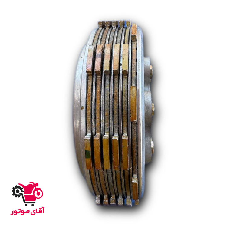 دیسک کلاج و چهارشاخ کلاج(۶پیچ)کامل فابریک تریل جی وای(G,Y)زیپ استار پیشرو
